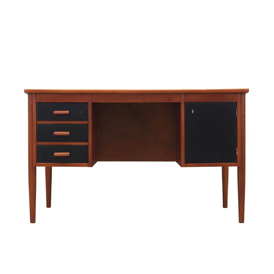 Image 1 of Teakhouten bureau, Deens ontwerp, 1970S, Productie: Denemarken