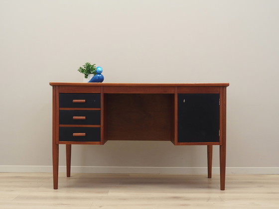 Image 1 of Teakhouten bureau, Deens ontwerp, 1970S, Productie: Denemarken