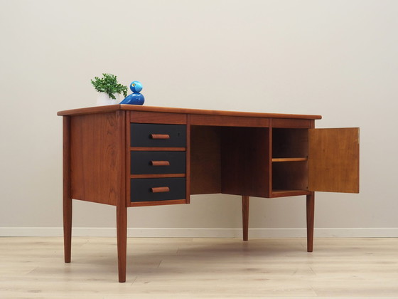 Image 1 of Teakhouten bureau, Deens ontwerp, 1970S, Productie: Denemarken