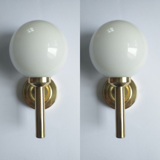 Image 1 of Paar vintage wandlampen, Italië 1970