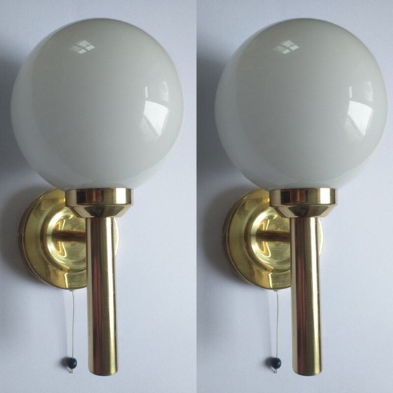 Image 1 of Paar vintage wandlampen, Italië 1970