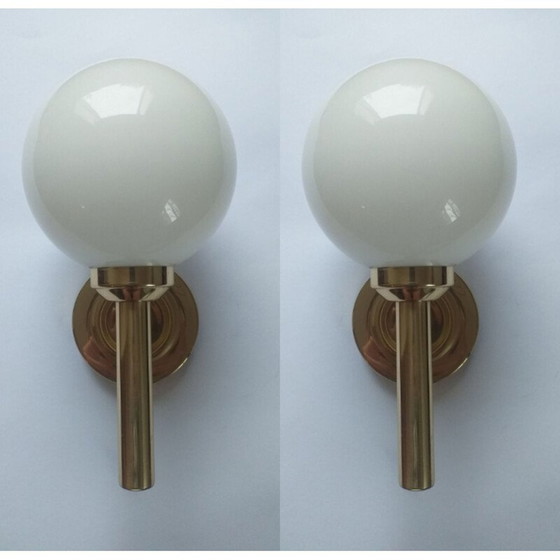 Image 1 of Paar vintage wandlampen, Italië 1970