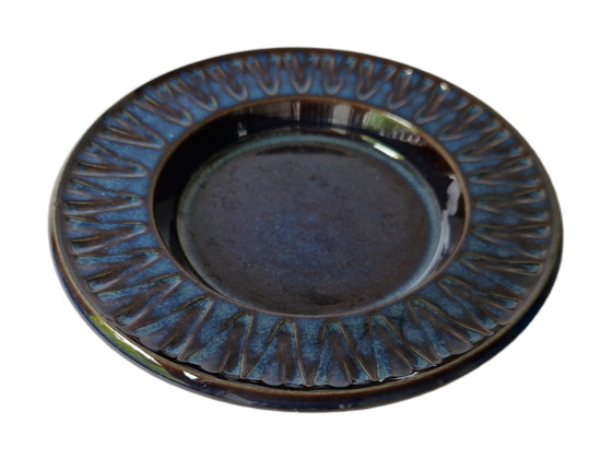 Image 1 of Søholm Stentøj - Blue Ceramic Bowl 3184 By Einar Johansen