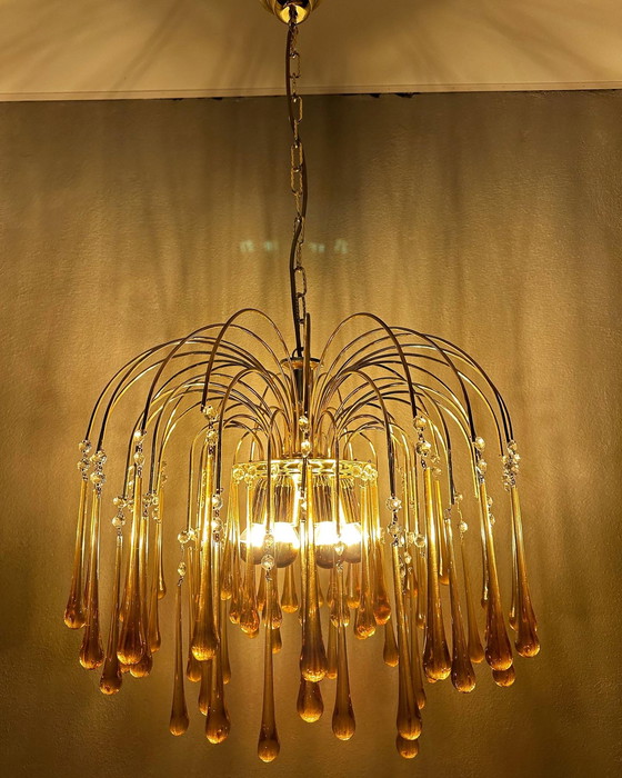 Image 1 of Vintage teardrop hanglamp