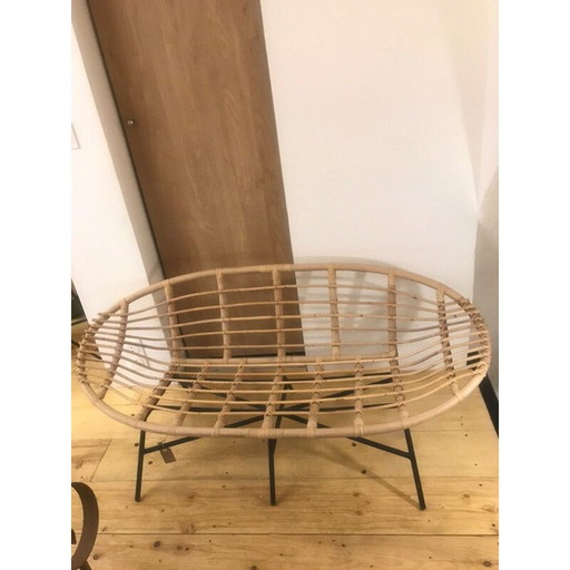 Vintage "citron" 2 zits fauteuil eigentijdse editie Oxyo door Janine Abraham & Dirk Jan Rol, 1957s
