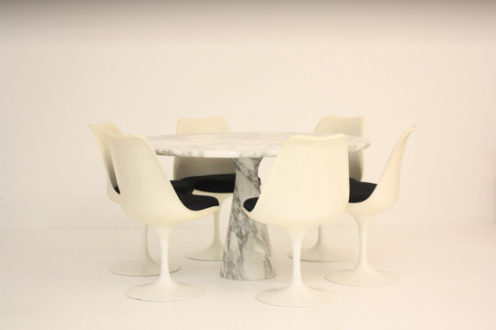 Image 1 of Angelo Mangiarotti M1 Skipper eettafel marmer 130cm