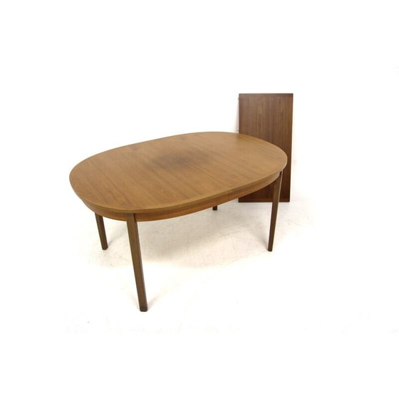 Image 1 of Vintage walnoten tafel, Zweden 1960