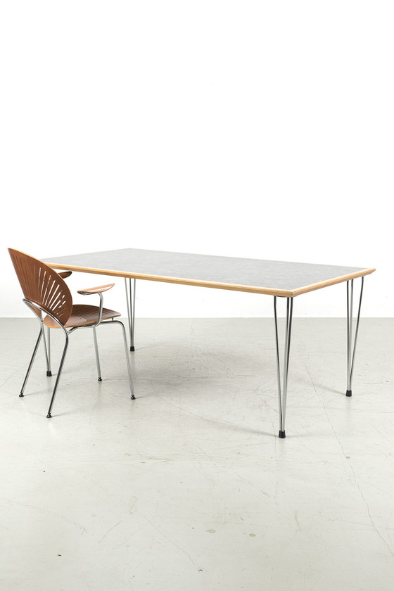 Image 1 of Vintage beuken tafel