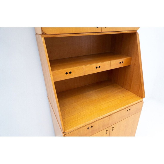 Image 1 of Vintage houten boekenkast door Derk Jan de Vries, Nederland 1960