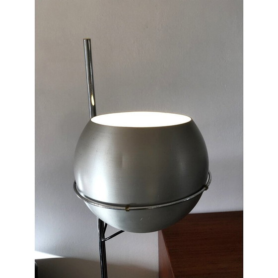 Image 1 of Vintage vloerlamp in chroomstaal en aluminium van Goffredo Reggiani, Italië 1970