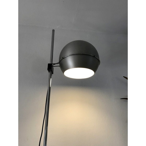 Image 1 of Vintage vloerlamp in chroomstaal en aluminium van Goffredo Reggiani, Italië 1970