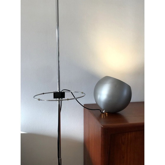 Image 1 of Vintage vloerlamp in chroomstaal en aluminium van Goffredo Reggiani, Italië 1970