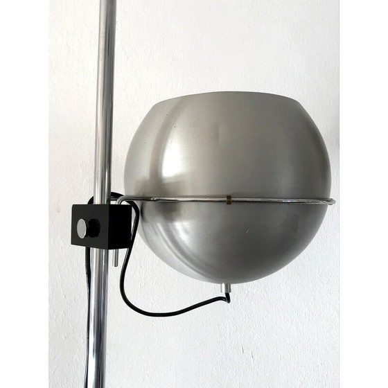 Image 1 of Vintage vloerlamp in chroomstaal en aluminium van Goffredo Reggiani, Italië 1970