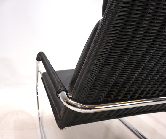 Image 1 of Tecta D35 Kinetische Bauhaus leren fauteuil van Anton Lorenz