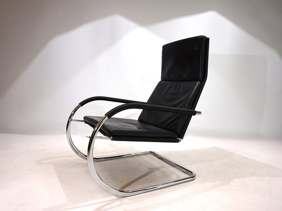 Image 1 of Tecta D35 Kinetische Bauhaus leren fauteuil van Anton Lorenz