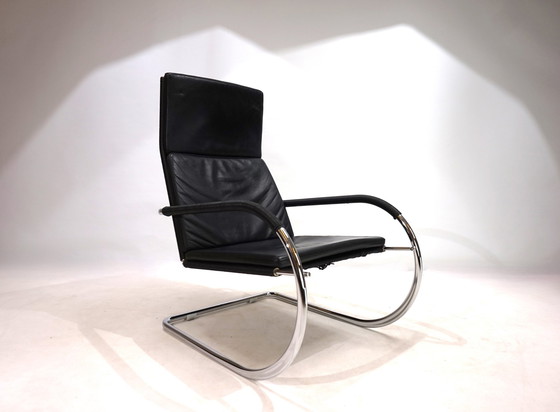 Image 1 of Tecta D35 Kinetische Bauhaus leren fauteuil van Anton Lorenz