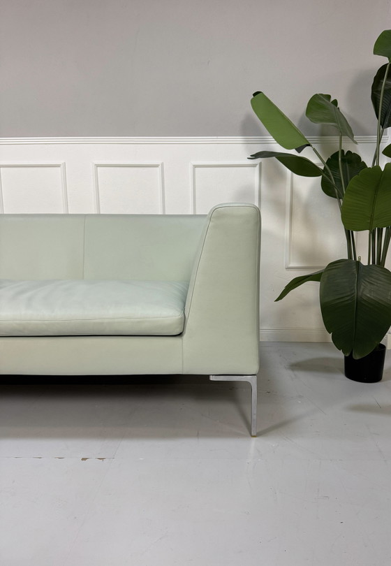 Image 1 of B&B Italia Charles Designer Merk Sofa Leder Mint Bank