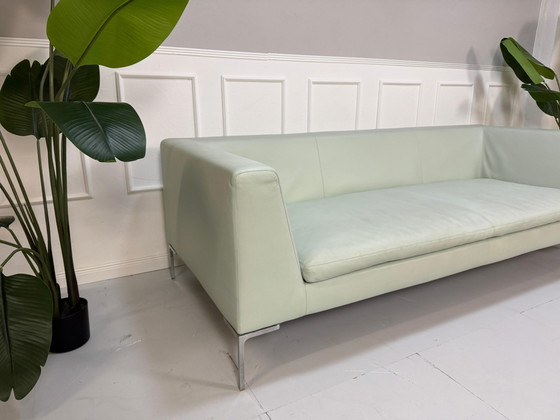 Image 1 of B&B Italia Charles Designer Merk Sofa Leder Mint Bank