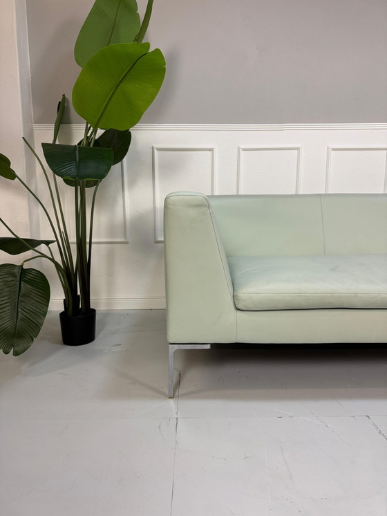 Image 1 of B&B Italia Charles Designer Merk Sofa Leder Mint Bank