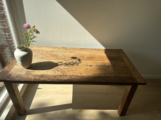 Vintage Teak Houten Tafel