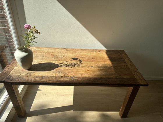 Image 1 of Vintage Teak Houten Tafel