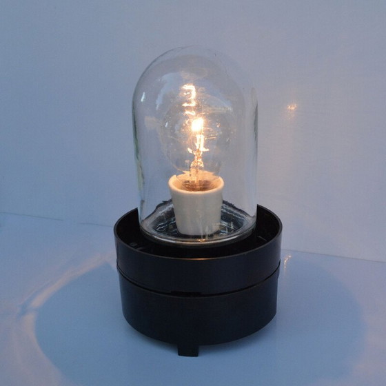 Image 1 of Vintage wandlamp of hanglamp met bolvormige glazen kap voor Elektrosvit Nové Zámky, Tsjecho-Slowakije 1960