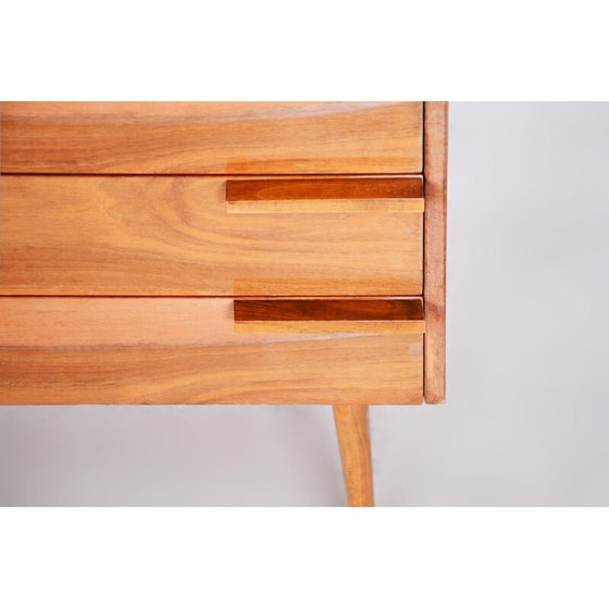 Image 1 of Bruine mid century walnoten ladekast, 1960