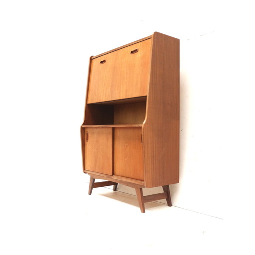 Vintage Secretaire / Dressoir / Kast Uit De Jaren ’60