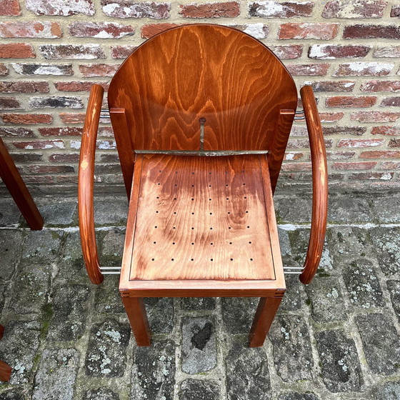 Image 1 of 7x Arno Votteler voor Bisterfeld + Weiss stoelen