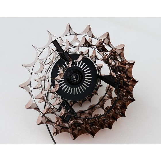 Image 1 of Mid-eeuwse koperen hanglamp van Thorsten Orrling voor Temde, 1950