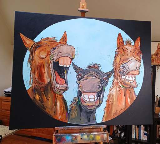 Albert Zieck - Crazy Horses – kunst