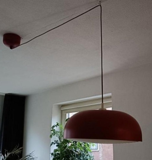 Vintage Ikea Hanglamp Rood