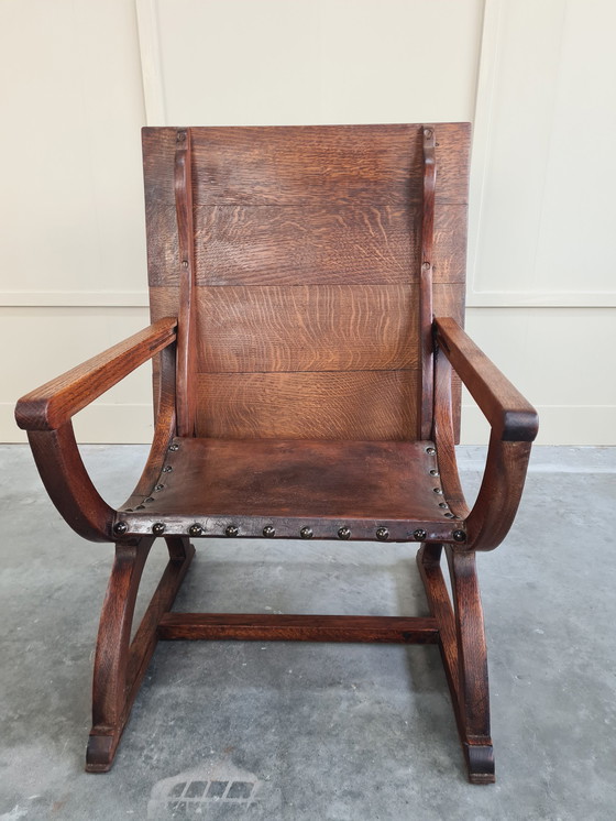 Image 1 of 1 X Super Rare Spanish Chair And Table In One.