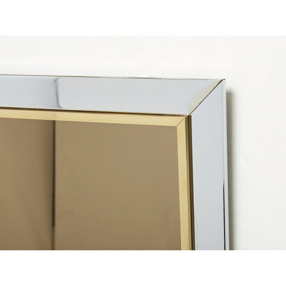 Image 1 of Vintage Belgo Chroom messing spiegel 1970