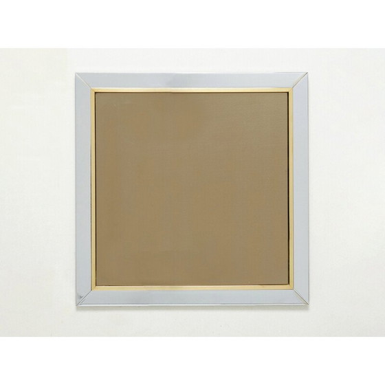 Image 1 of Vintage Belgo Chroom messing spiegel 1970