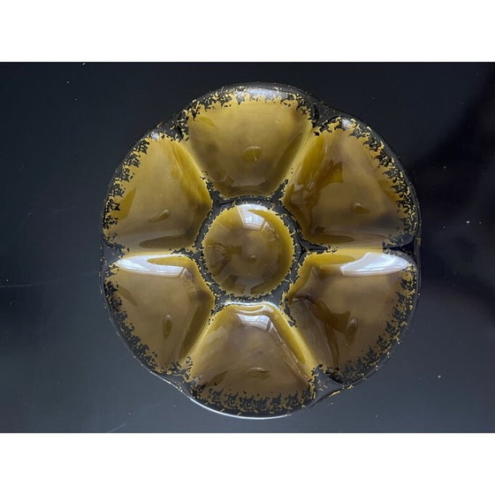 Image 1 of Vintage oesterset van Gien aardewerk, 1950