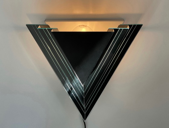 Image 1 of 2 vintage Memphis stijl wand LAMPEN eighties design Herda