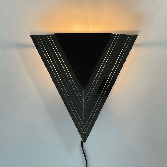 Image 1 of 2 vintage Memphis stijl wand LAMPEN eighties design Herda