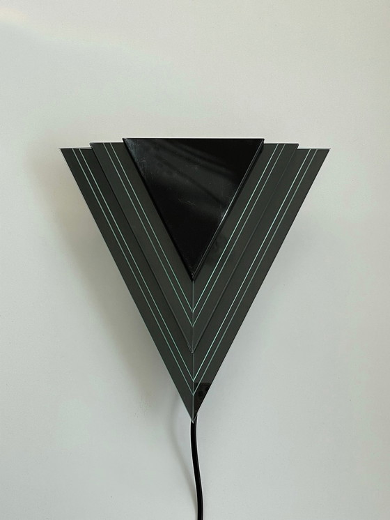 Image 1 of 2 vintage Memphis stijl wand LAMPEN eighties design Herda