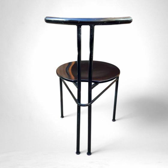 Image 1 of 2x Postmodern Design Dining Chairs, Italy, 1980s