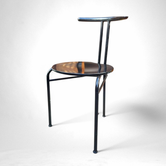 Image 1 of 2x Postmodern Design Dining Chairs, Italy, 1980s