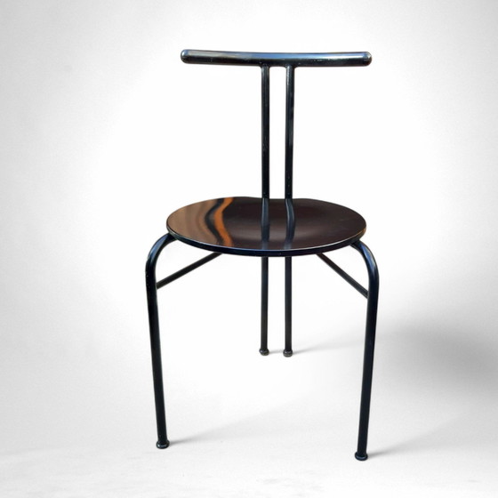 Image 1 of 2x Postmodern Design Dining Chairs, Italy, 1980s