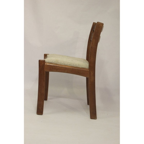 Image 1 of Set van 4 vintage teakhouten stoelen van Dyrlund, 1960