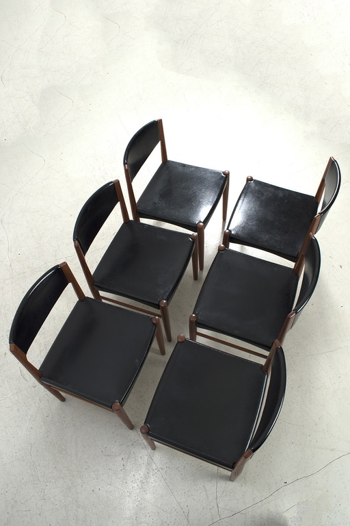 6x Glostrup by Grete Jalk stoelen