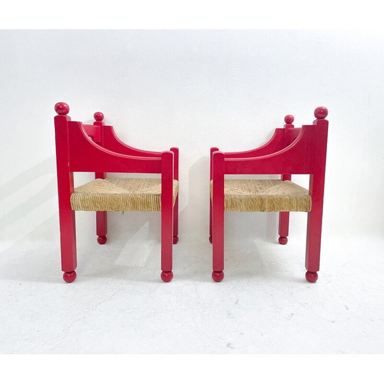 Image 1 of Paar Mid Century fauteuils, Italië 1970