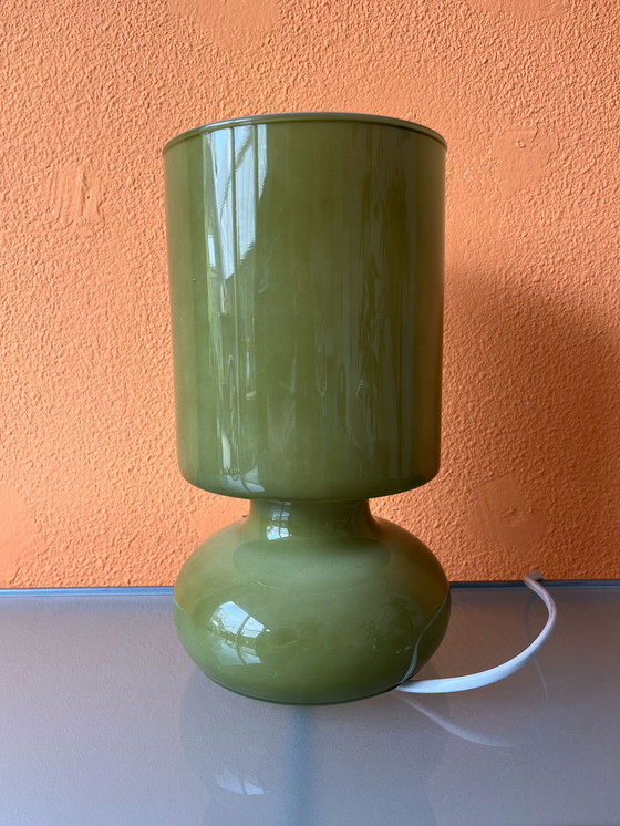 Image 1 of Zeldzame Ikea Mosgroene Lykta Tafellamp Lamp