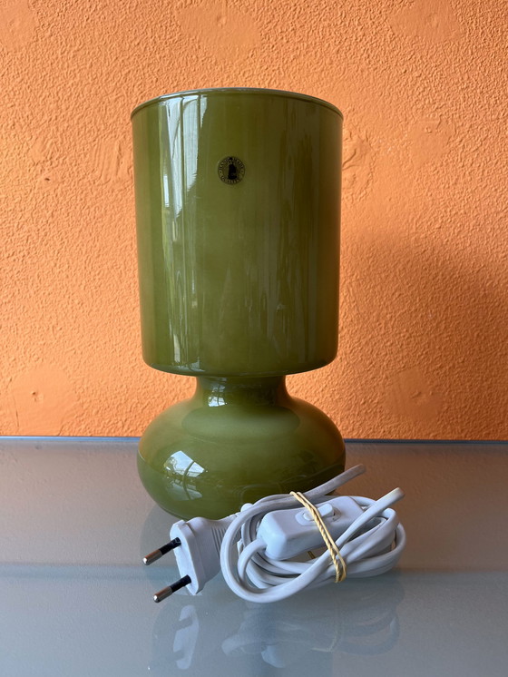 Image 1 of Zeldzame Ikea Mosgroene Lykta Tafellamp Lamp