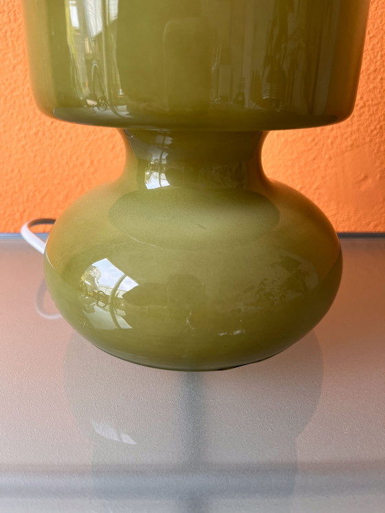 Image 1 of Zeldzame Ikea Mosgroene Lykta Tafellamp Lamp