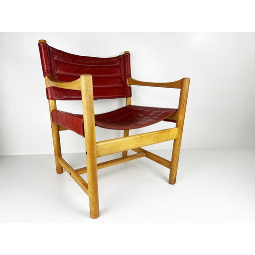 Vintage model J102 armstoel van Ditte & Adrian Heath voor Fdb Furniture, Denemarken 1970