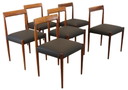 6x Lübke stoelen eetkamerstoelen 'Bernsburg' vintage